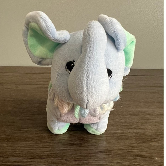 Precious Moments Tender Tails Circus Birthday Train Elephant 4 Years‎ Plush - Picture 1 of 6